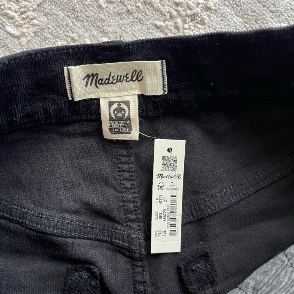 Madewell Superwide-Leg Pants in Corduroy Size 27 NWT - Picture 5 of 6